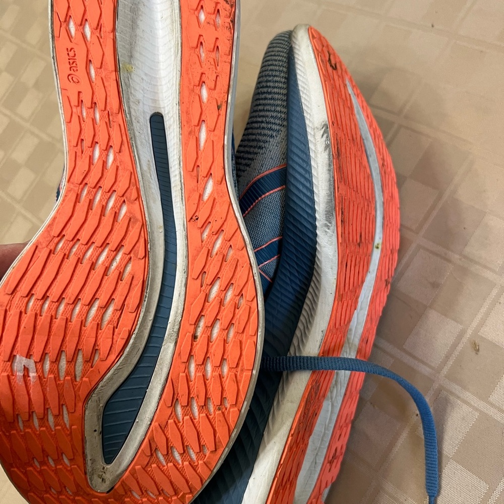 Women's ASICS Gel Glideride Running Shoes Size 9.5 Polar/Grey EUC EU 41.5 - Picture 3 of 6